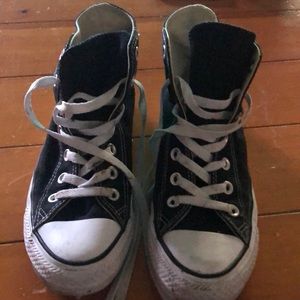 Converse Chuck Taylor black hi-tops